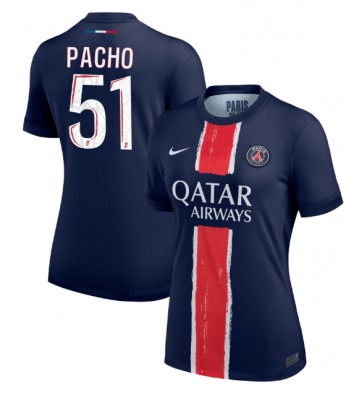 Paris Saint-Germain Willian Pacho #51 Hemmatröja Dam 2024-25 Kortärmad